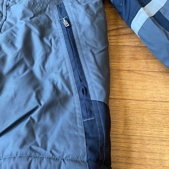 Hurley Kids Boys M Gray Black Ski Puffer Jacket collared winter kidcore gorpcore - Picture 5 of 12